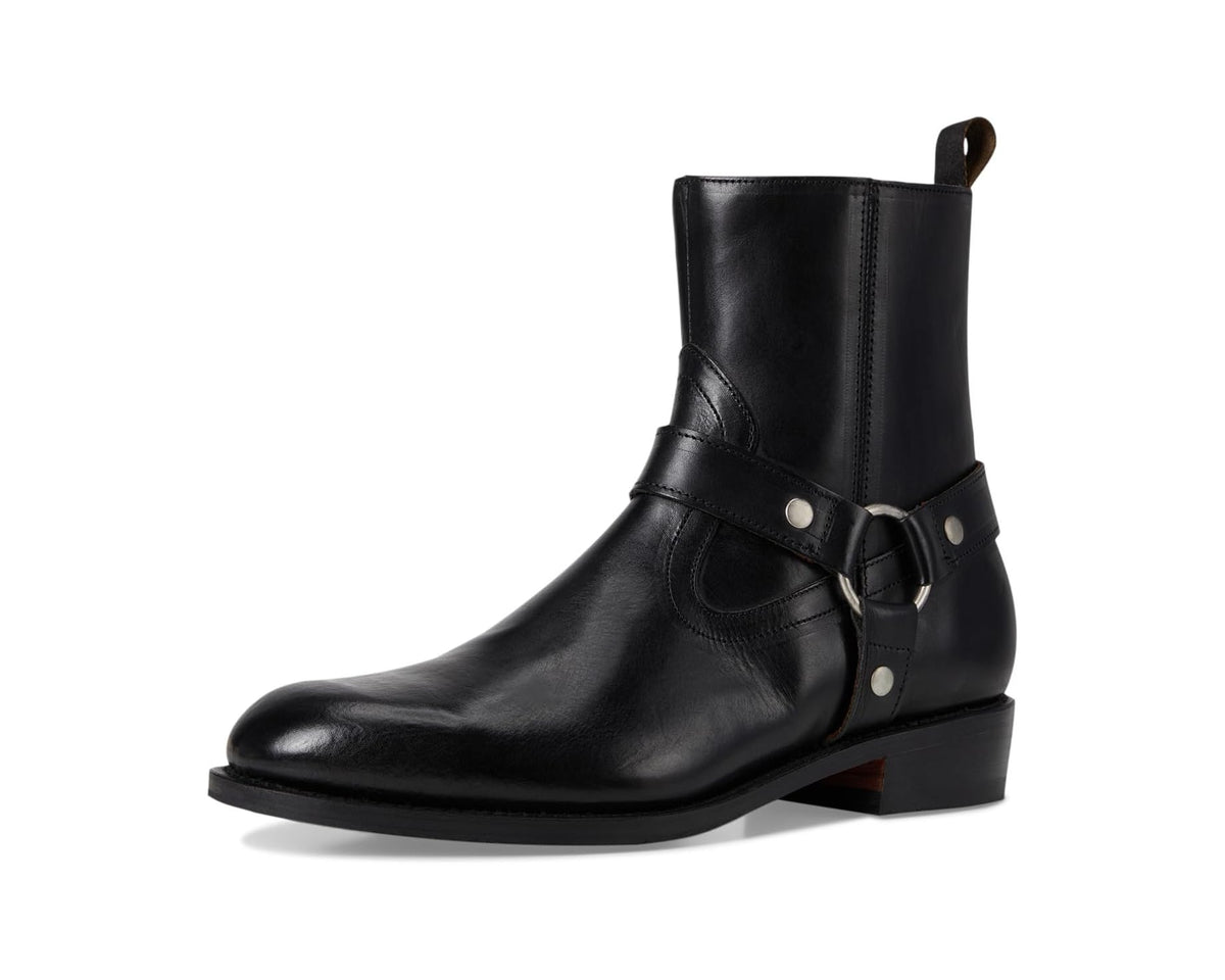 Men's Allen Edmonds Durango Zip Short Boots Black - Eurostride