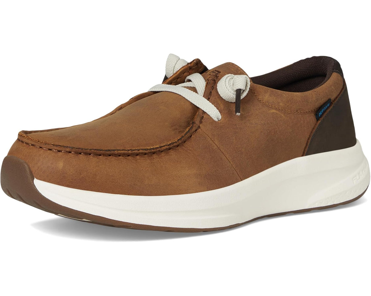 Men's Ariat Buckeye Waterproof Shoes Sunset Wheat/Dark Coffee - Eurostride