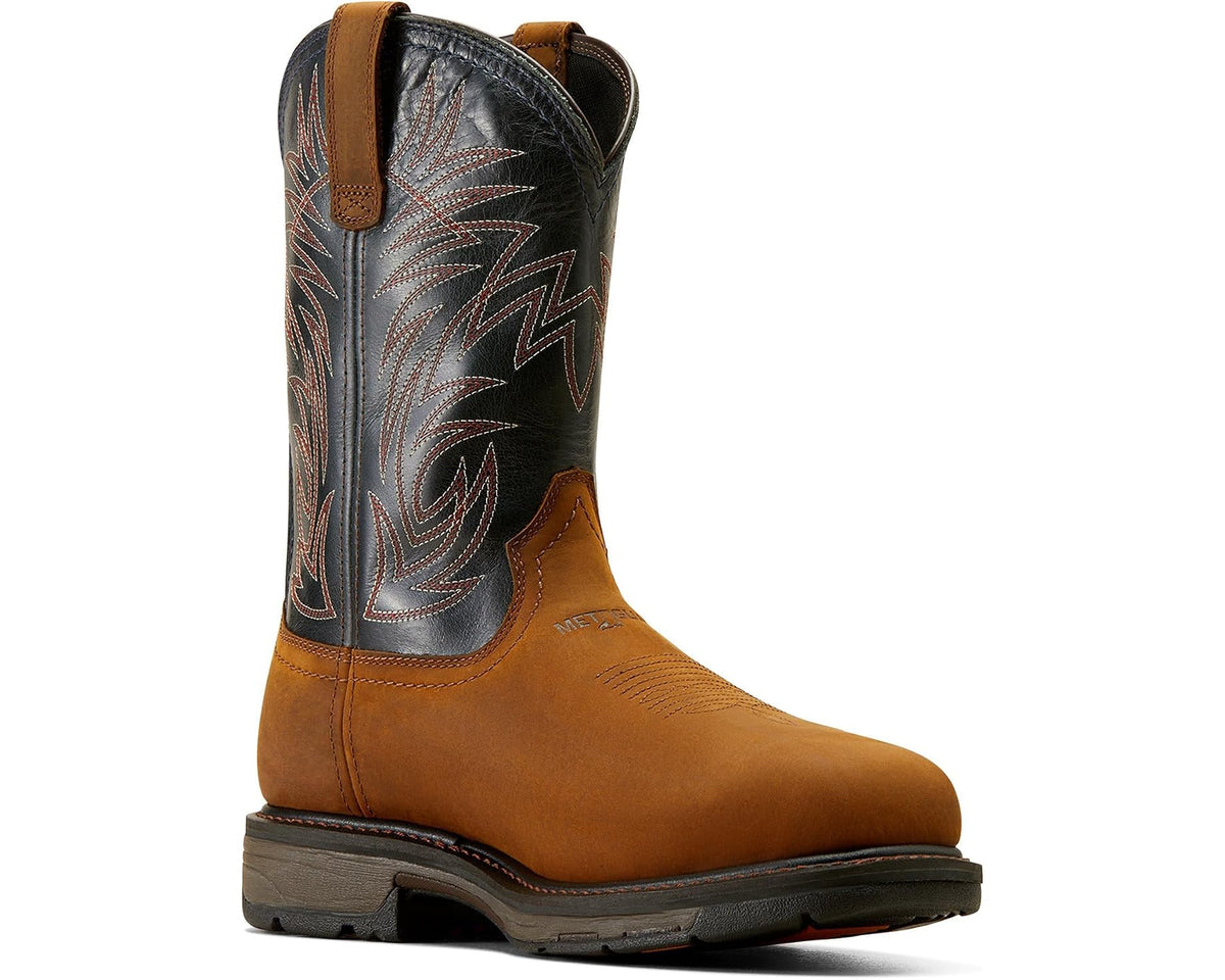 Men's Ariat WorkHog MetGuard CSA Waterproof Composite Toe Work Boots Dark Copper - Eurostride