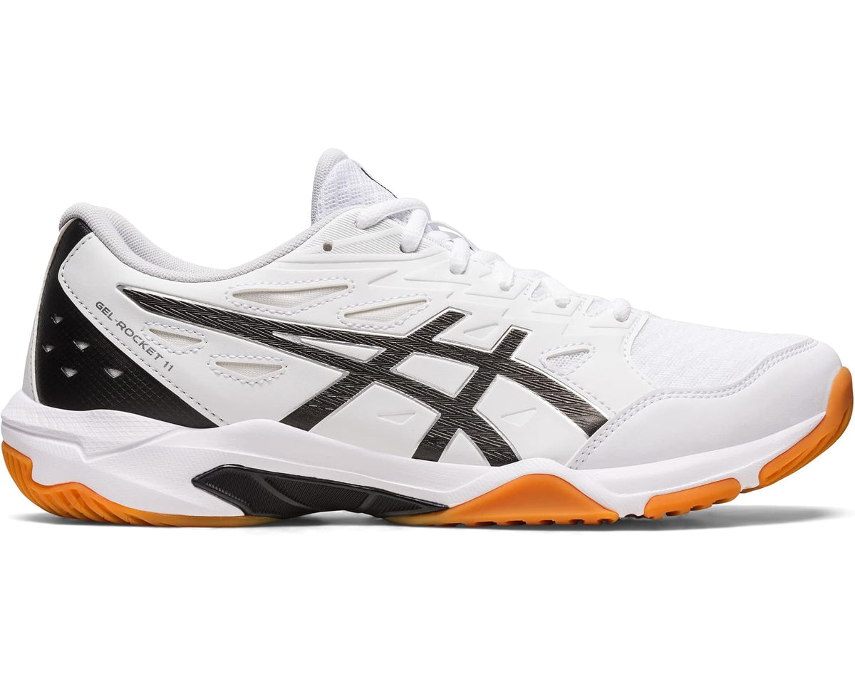 Men's ASICS GEL-Rocket Volleyball Shoe White/Pure Silver - Eurostride