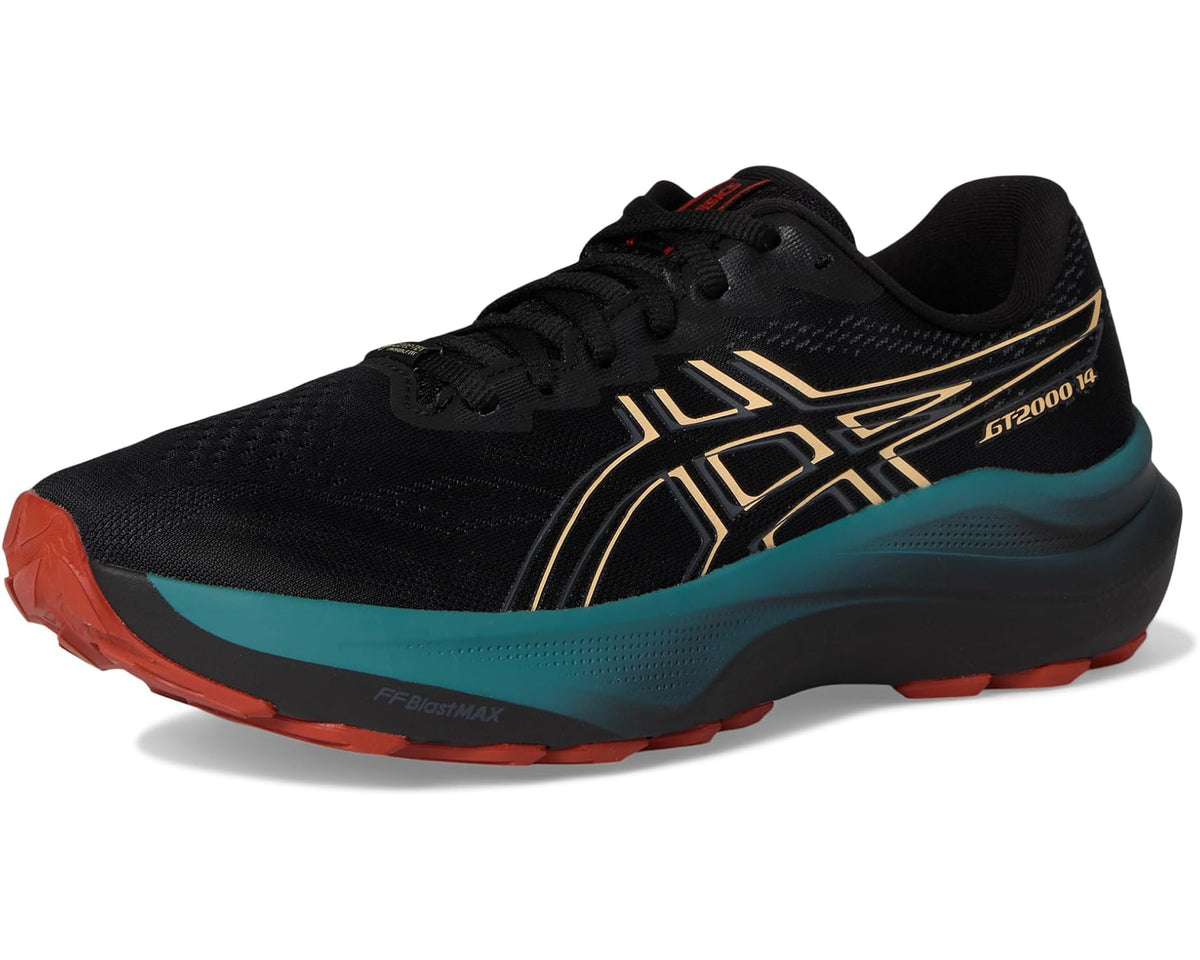 Men's ASICS Gt-2000 14 Gtx Black/Apricot Crush - Eurostride