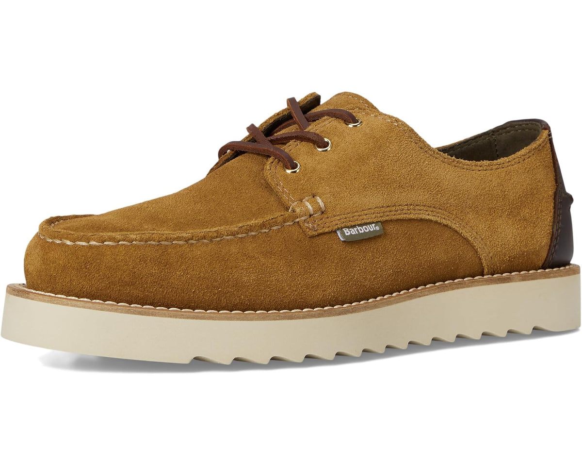 Men's Barbour Aydon Derby Shoe Toffee Suede - Eurostride