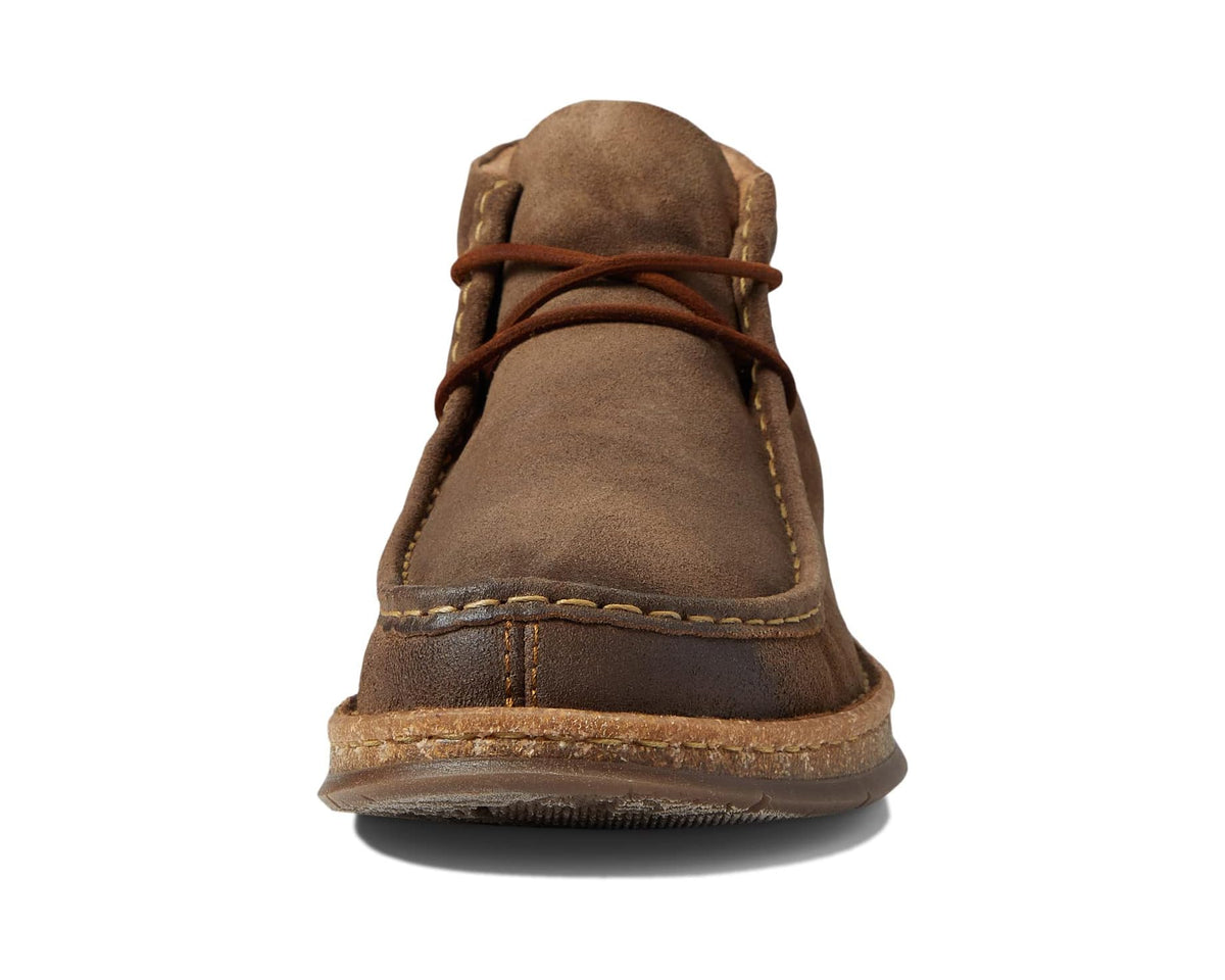 Men's Born Brock Taupe Distressed Leather - Eurostride
