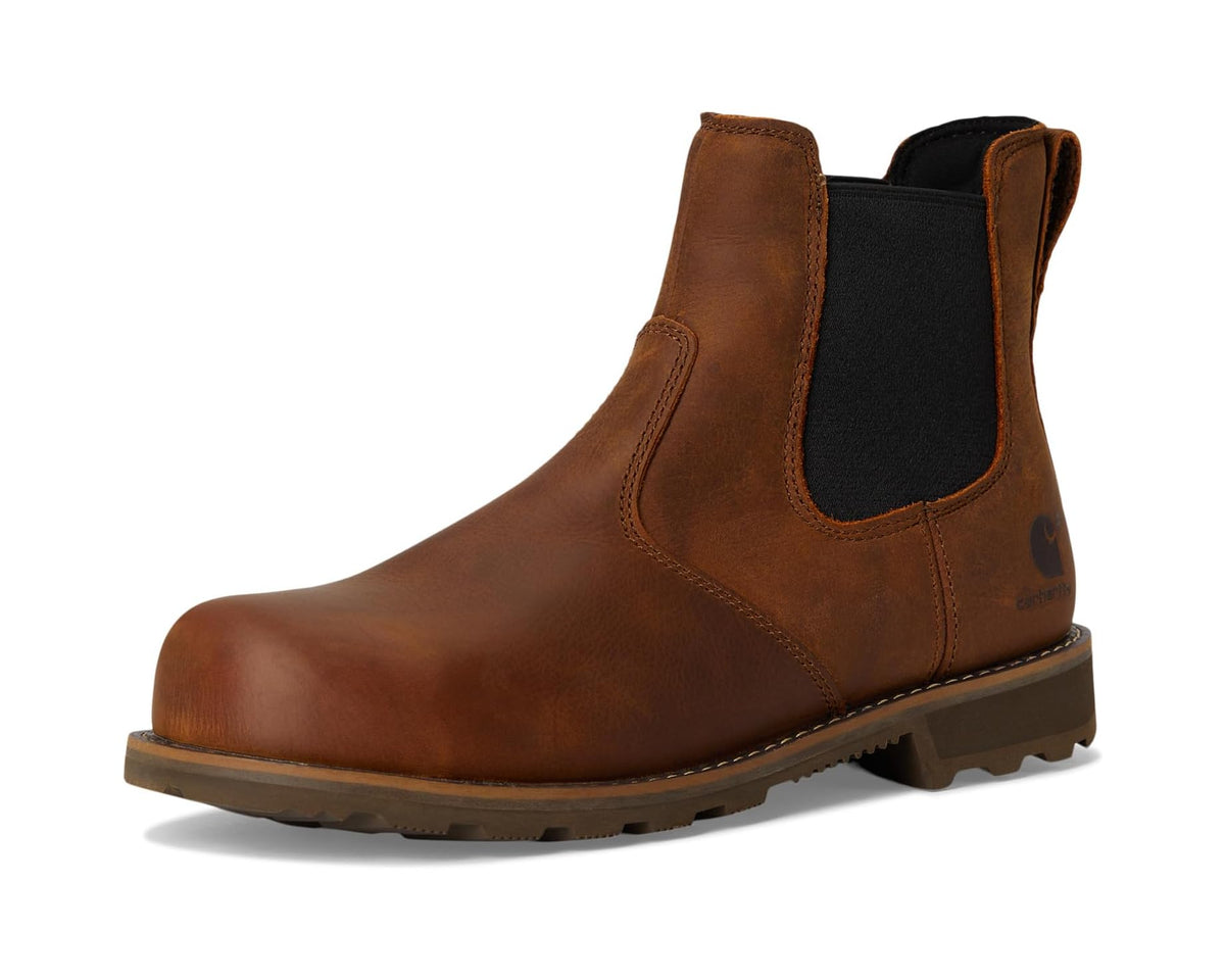 Men's Carhartt Frontier Water Resistant Steel Toe Chelsea Brown - Eurostride