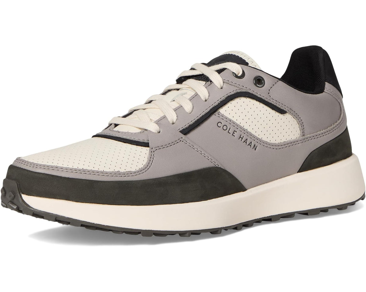 Men's Cole Haan Grand Crosscourt Downtown Sneakers Ironstone/Black/Ivory - Eurostride