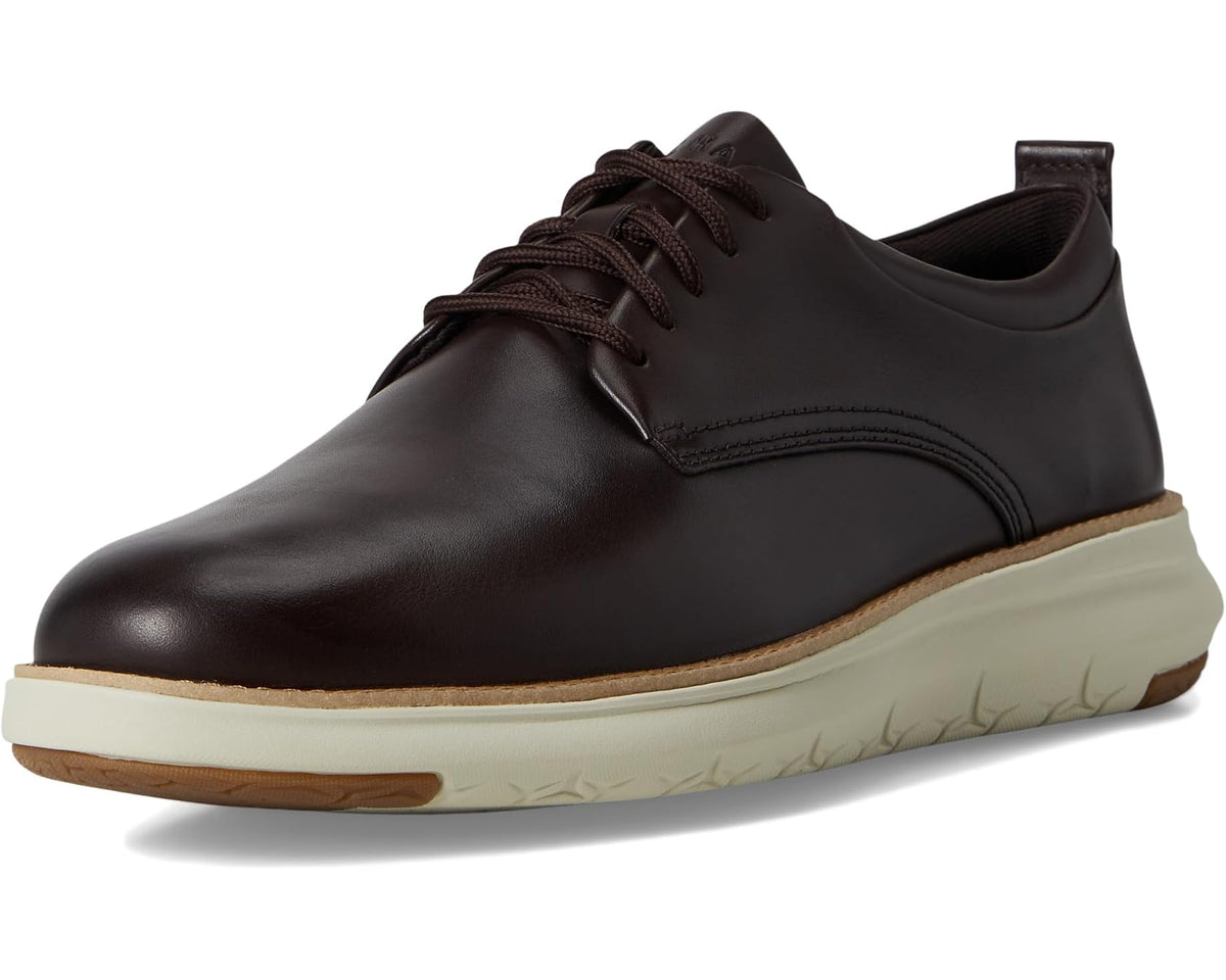 Men's Cole Haan Grand Remix Oxfords Dark Chocolate/Silver Birch - Eurostride