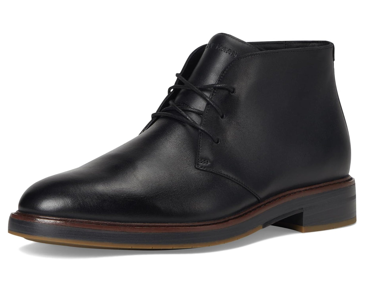 Men's Cole Haan Judson Grand Chukka Boots Black Waterproof/Black/Black - Eurostride