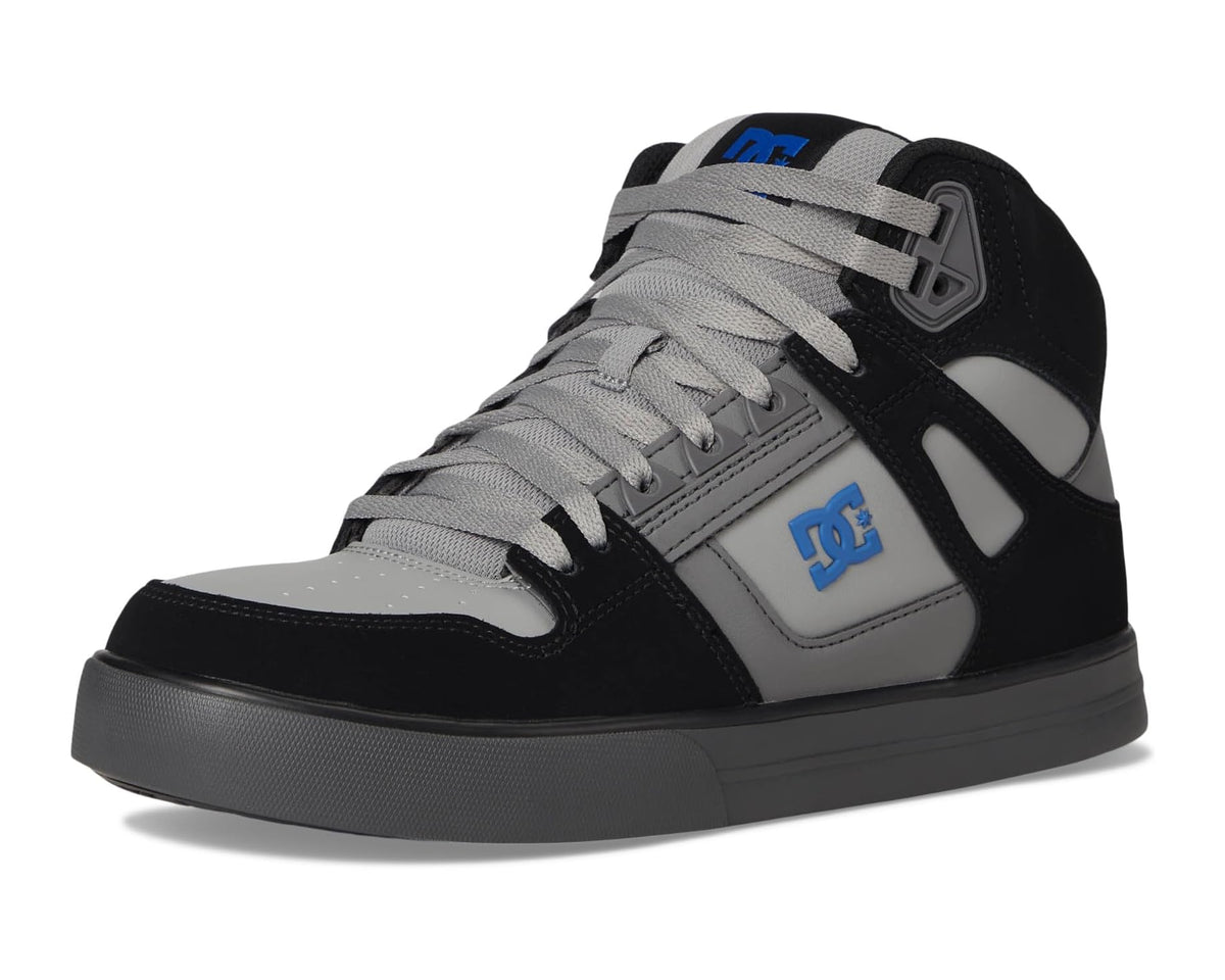 Men's DC Work Pure Work High-Top Waterproof Comp SD Black/Gray/Blue - Eurostride