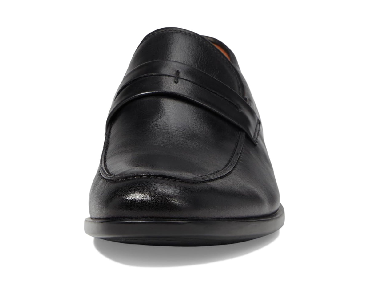 Men's Florsheim Zaffiro Moc Toe Penny Loafers Black - Eurostride