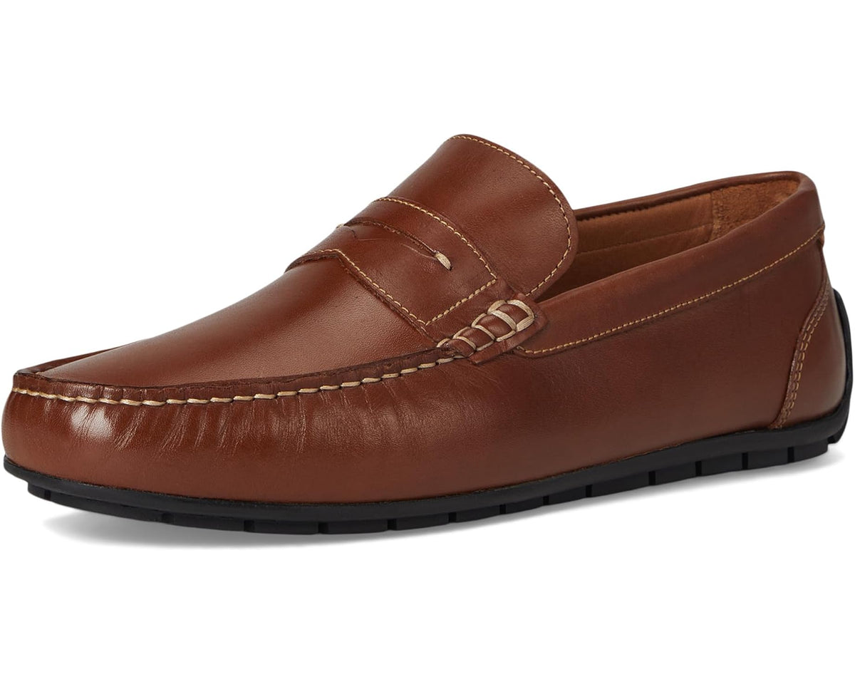 Men's Johnston & Murphy Beck Penny Tan Full Grain - Eurostride