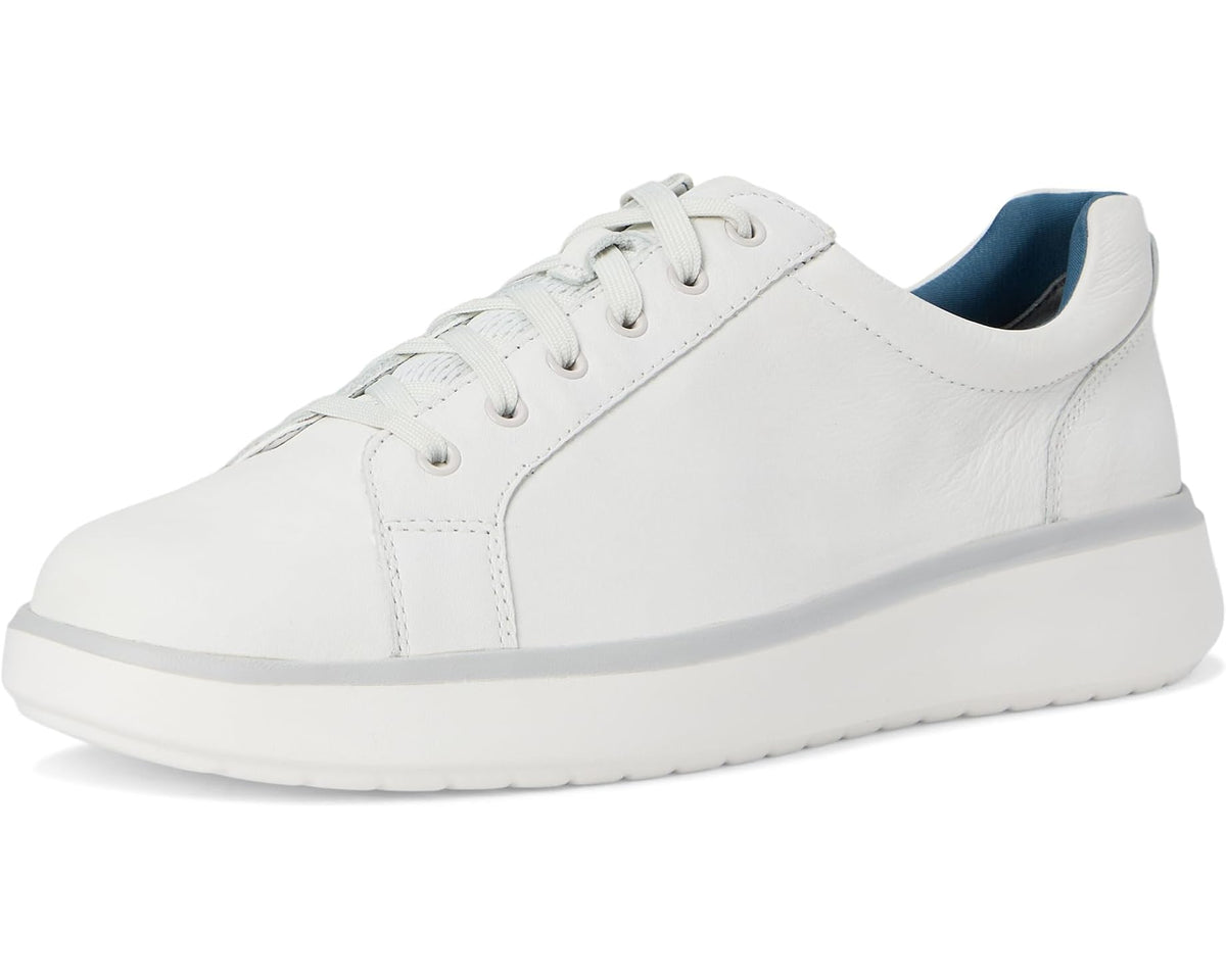 Men's Johnston & Murphy Calm Lace-To-Toe White Full Grain - Eurostride