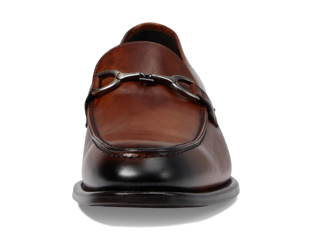 Men's Johnston & Murphy Collection Ellsworth Bit Brown Italian Calfskin - Eurostride