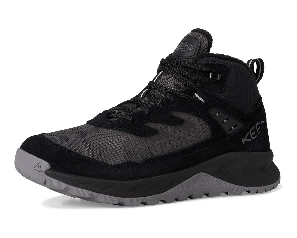 Men's KEEN Hightrail Polar Hiking Boots Black/Steel Grey - Eurostride