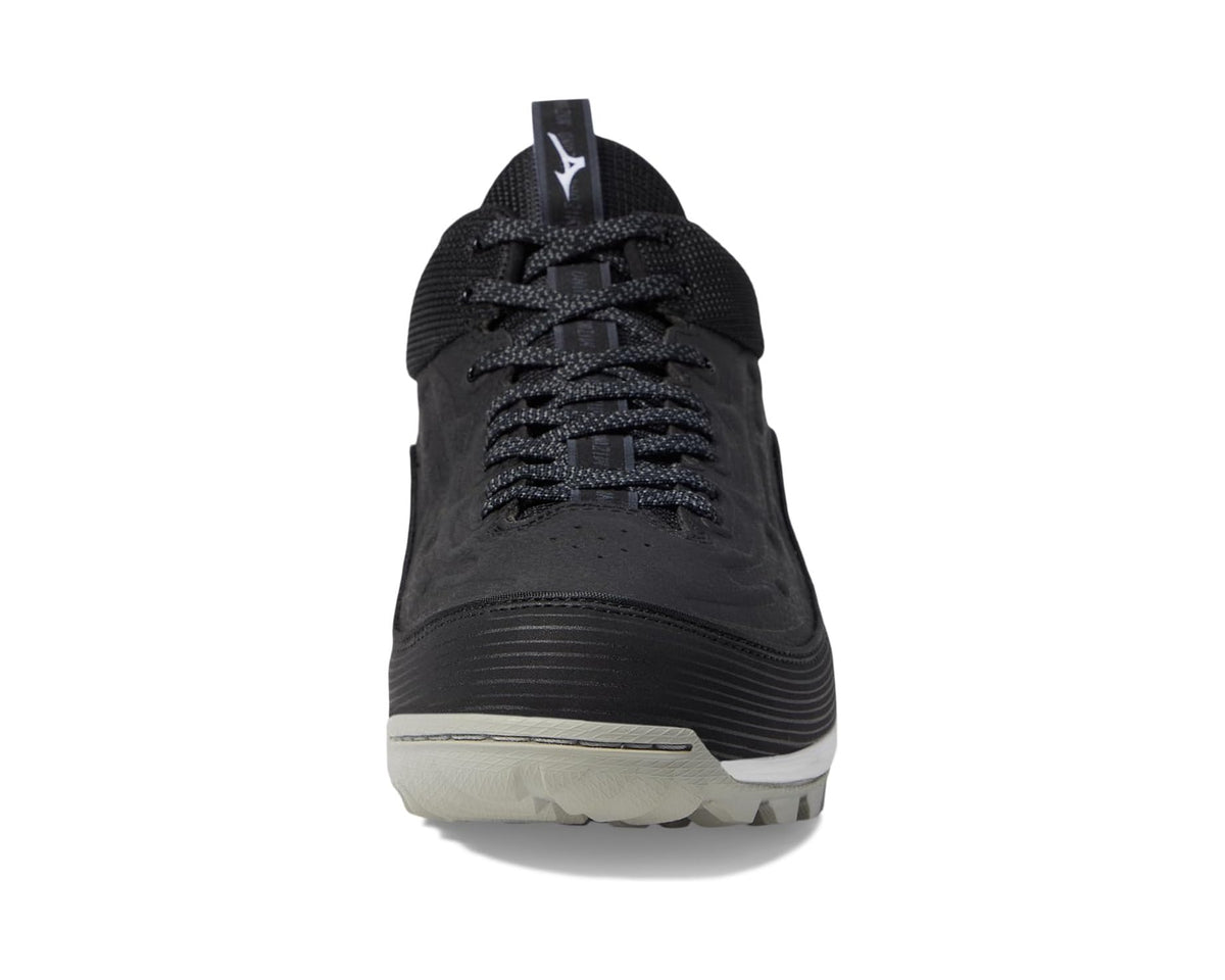 Men's Mizuno Ambition 3 BB Mid AS Baseball Cleats Black/White - Eurostride