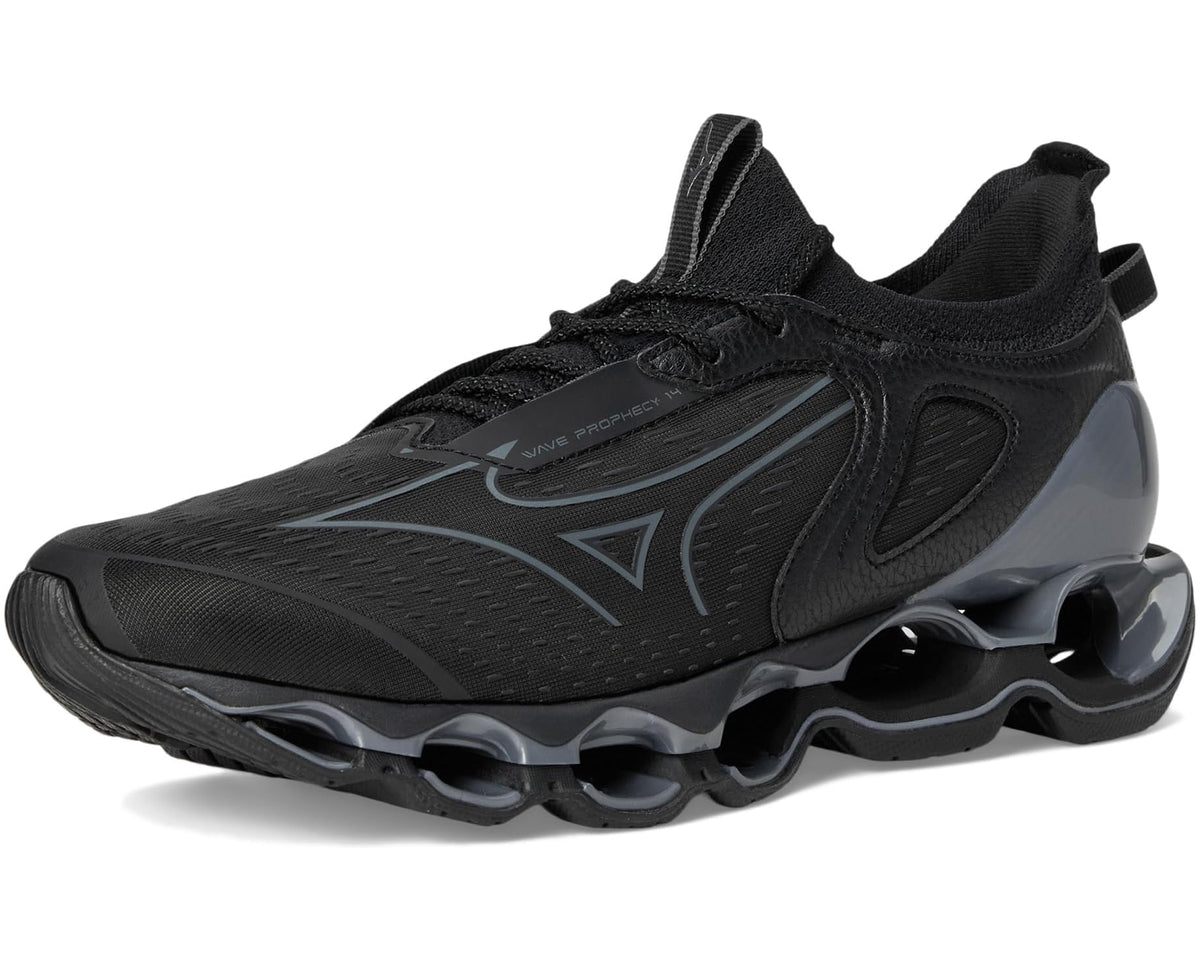 Men's Mizuno Wave Prophecy 14 Black/Dark Shadow - Eurostride