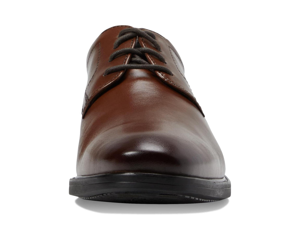 Men's Nunn Bush Baxter Plain Toe Oxford Cognac - Eurostride