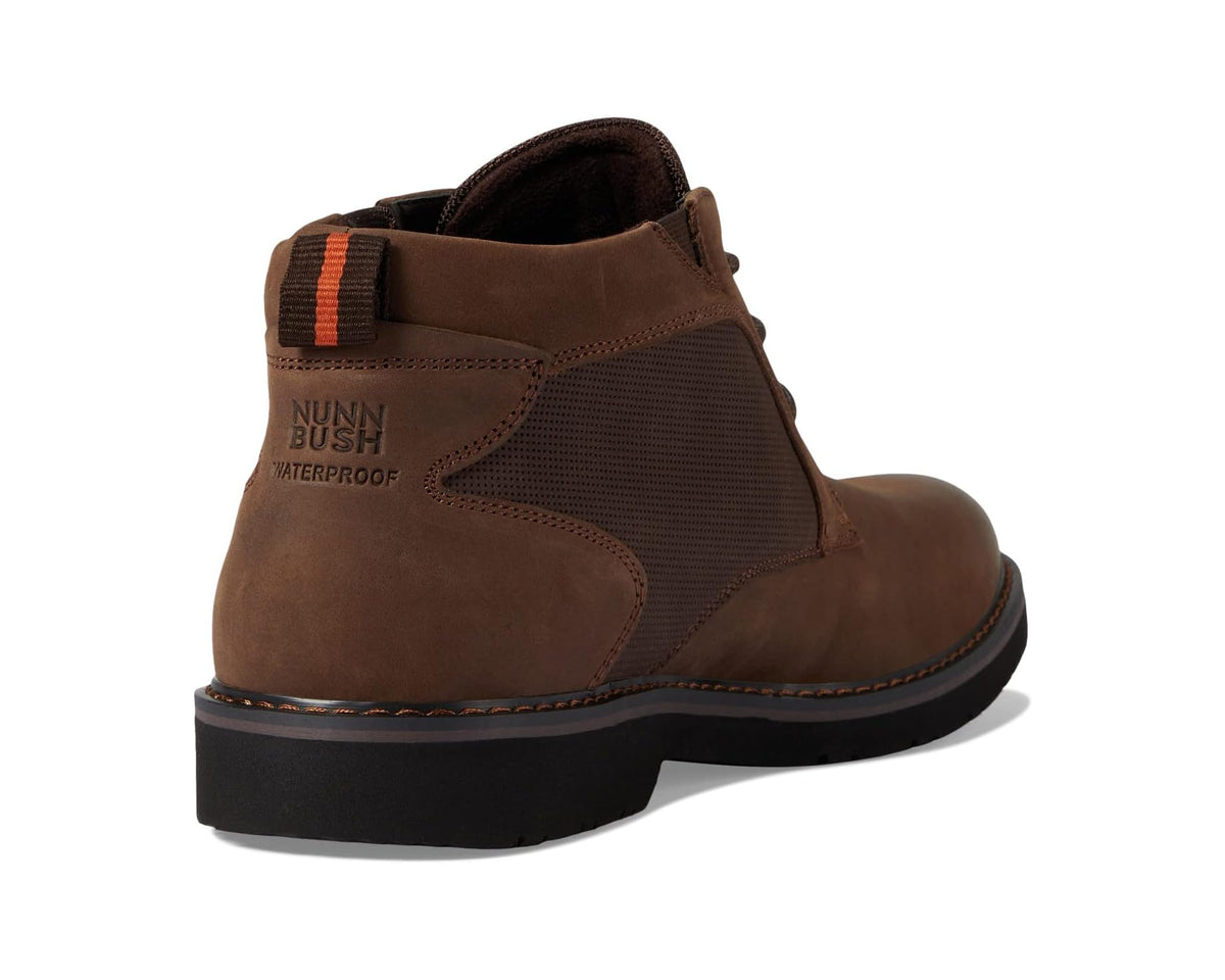 Men's Nunn Bush Denali Plain Toe Chukka Brown Crazy Horse - Eurostride