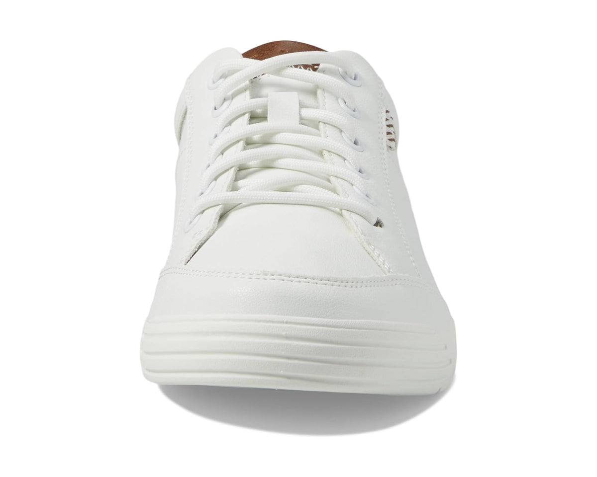 Men's Nunn Bush Kore City Walk Oxford Athletic Style Sneaker Lace Up White - Eurostride