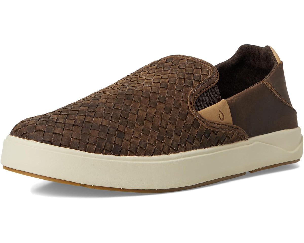 Men's OluKai Lae'ahi Lauhala Dark Java/Dark Java - Eurostride
