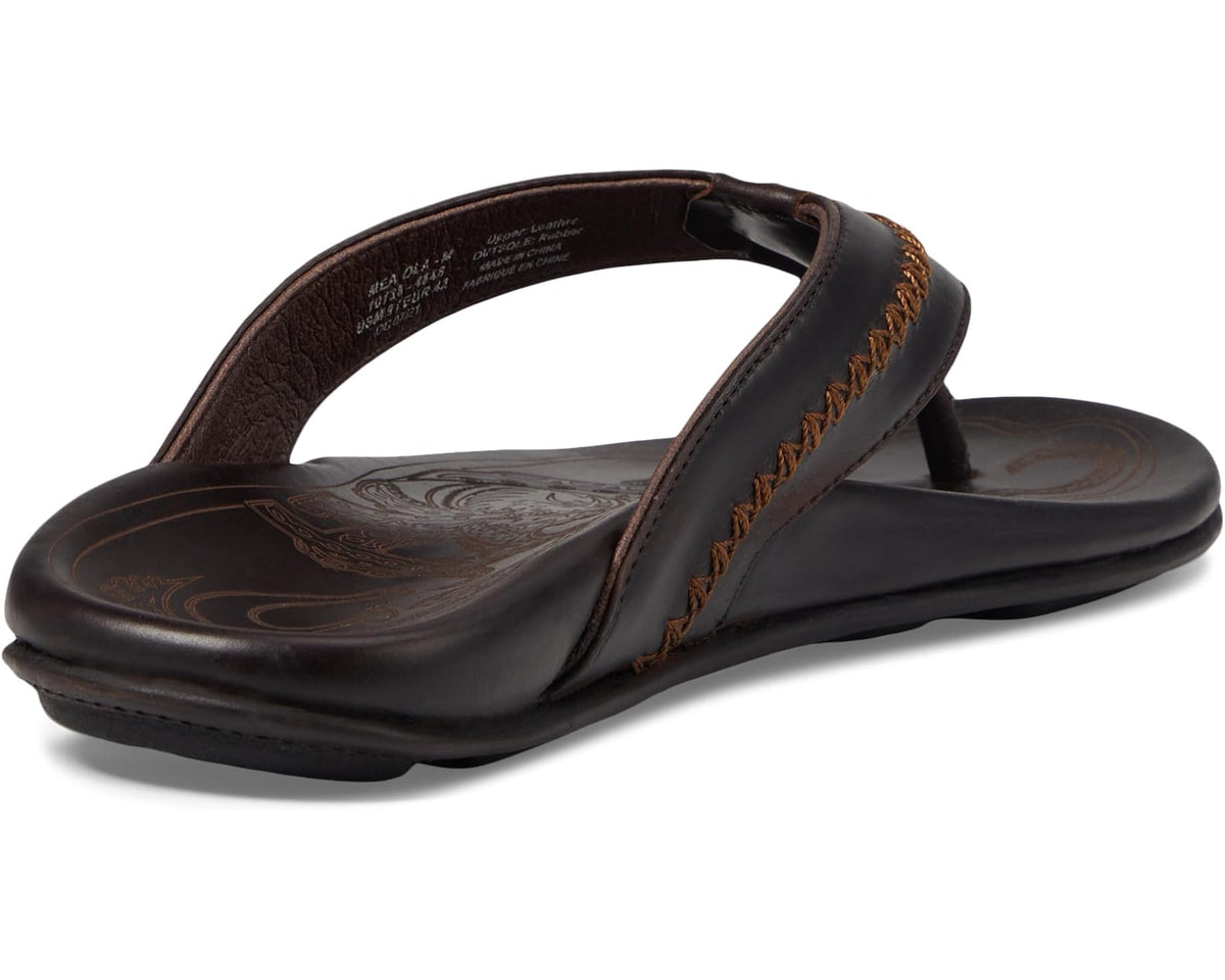 Men's OluKai Mea Ola Dark Java/Dark Java - Eurostride
