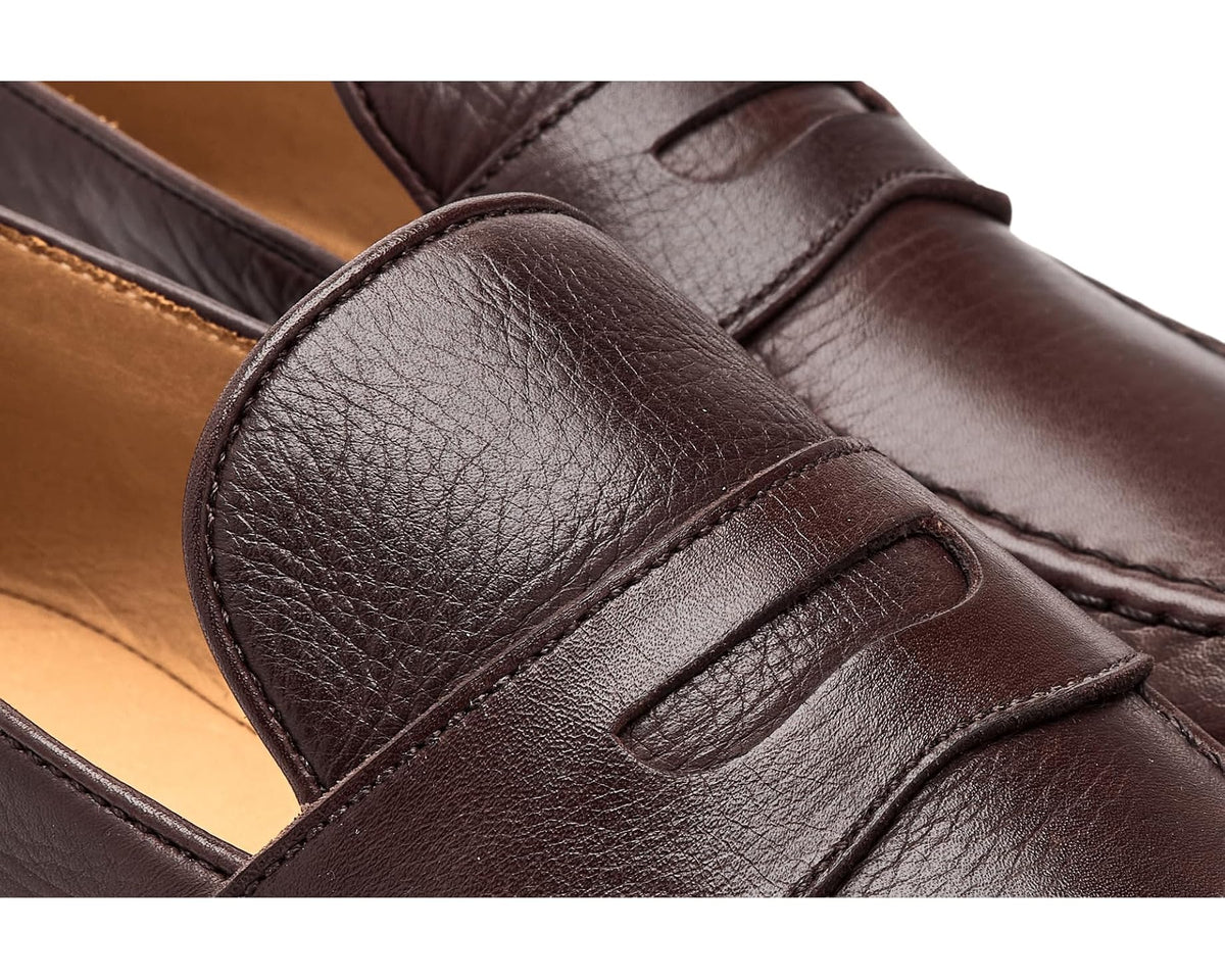 Men's Peter Millar Madison Penny Loafer Chocolate - Eurostride