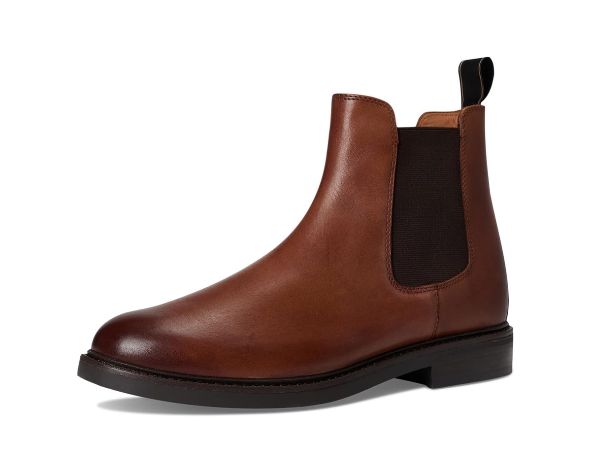 Men's Polo Ralph Lauren Asher Leather Chelsea Boots Tan - Eurostride