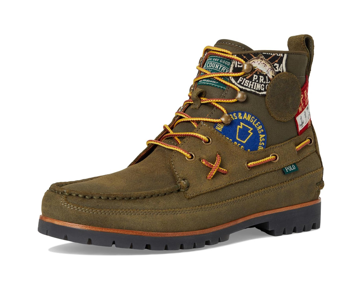Men's Polo Ralph Lauren Ranger Mid Boot Canopy Olive - Eurostride