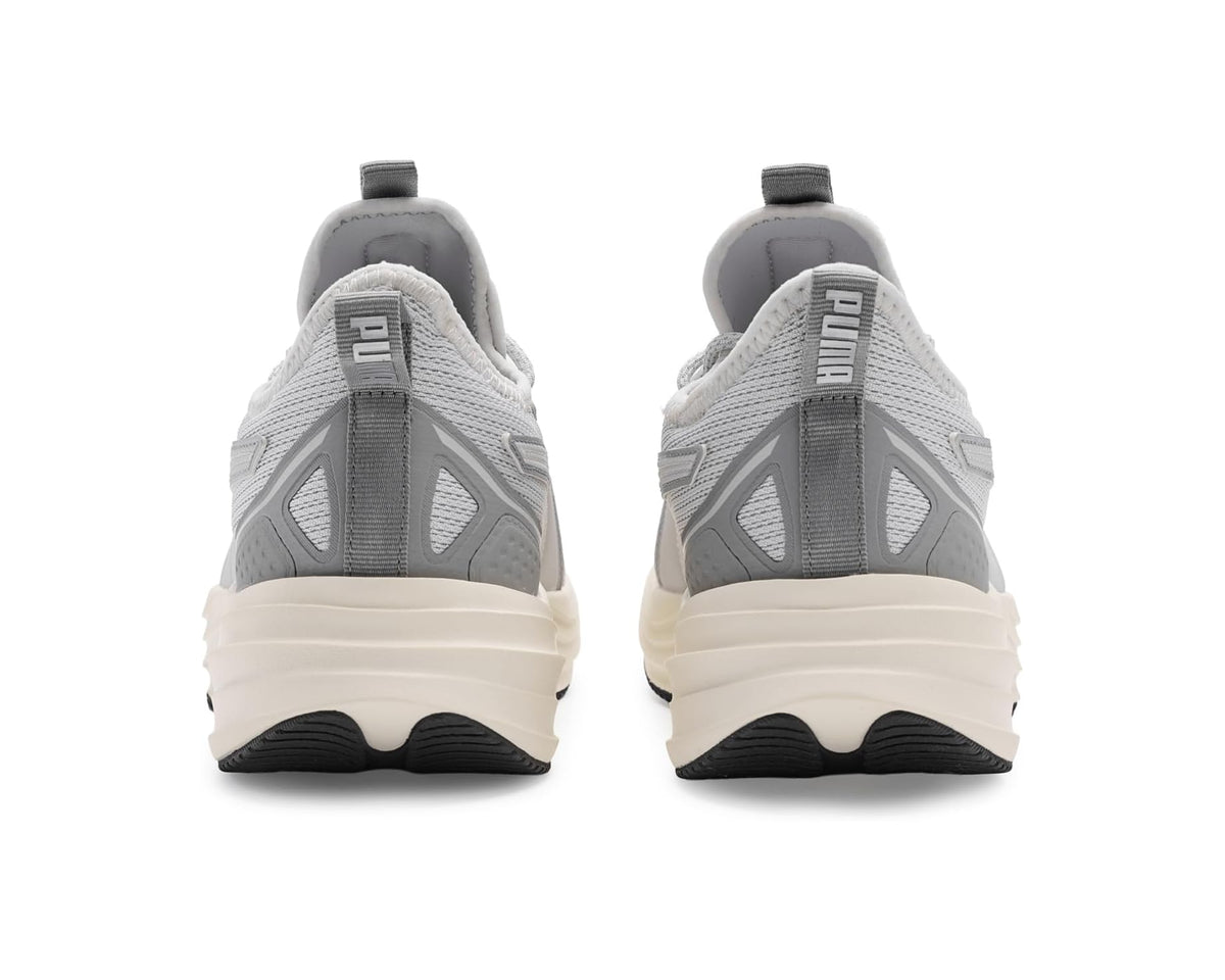 Men's PUMA Darter Pro 2 Running Shoes Feather Gray/Warm White/Gray Echo - Eurostride