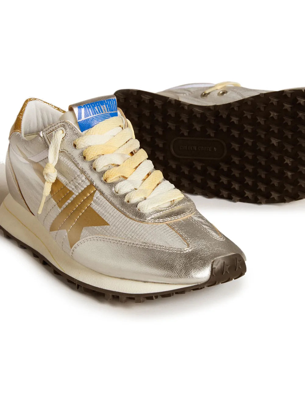 Golden Goose Star Printed Glitter Trainers