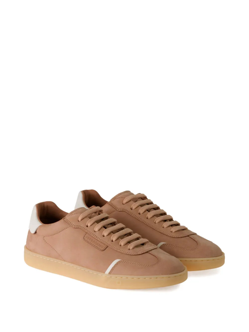 Ferragamo Suede Low-Top Trainers