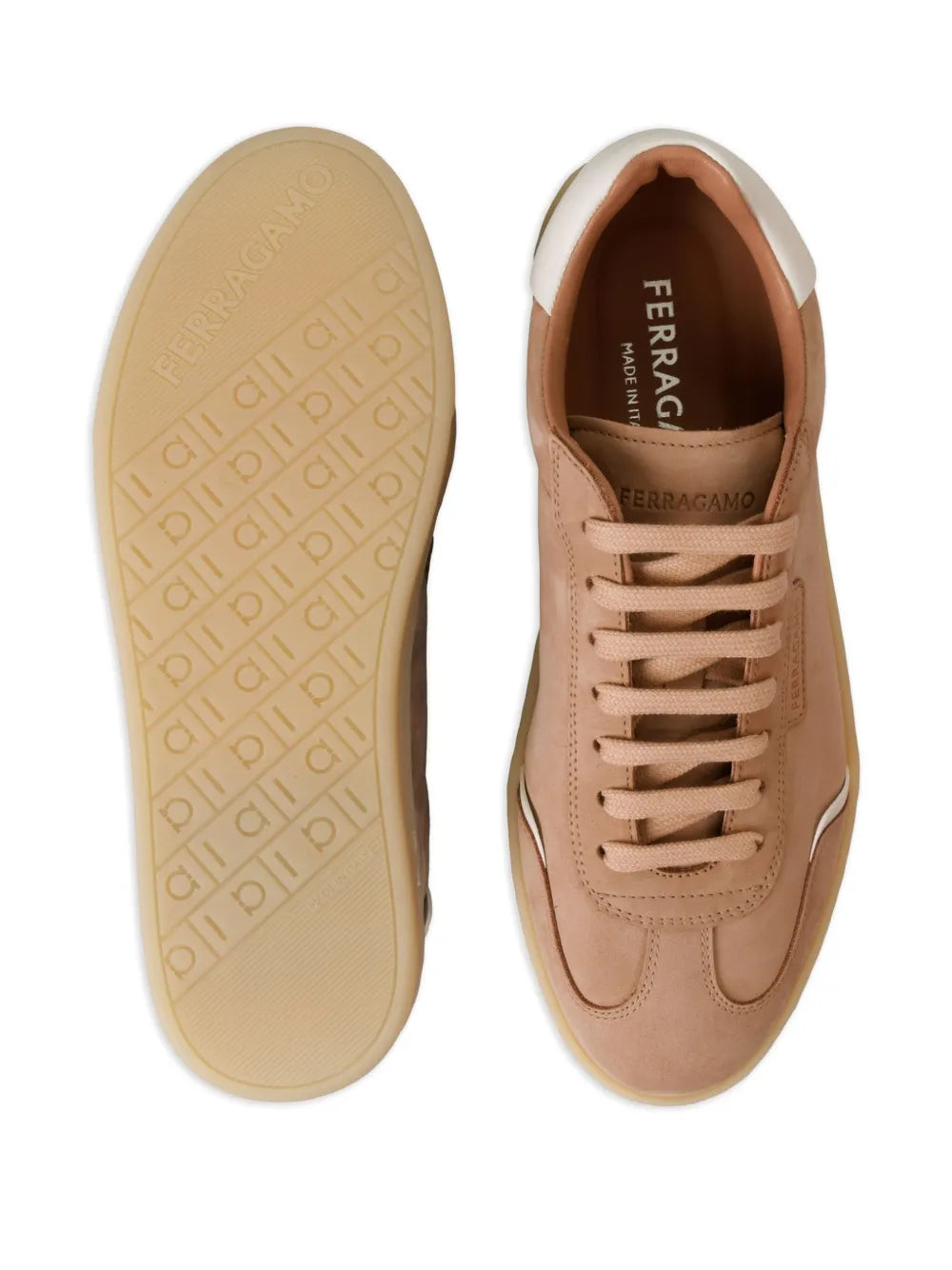 Ferragamo Suede Low-Top Trainers