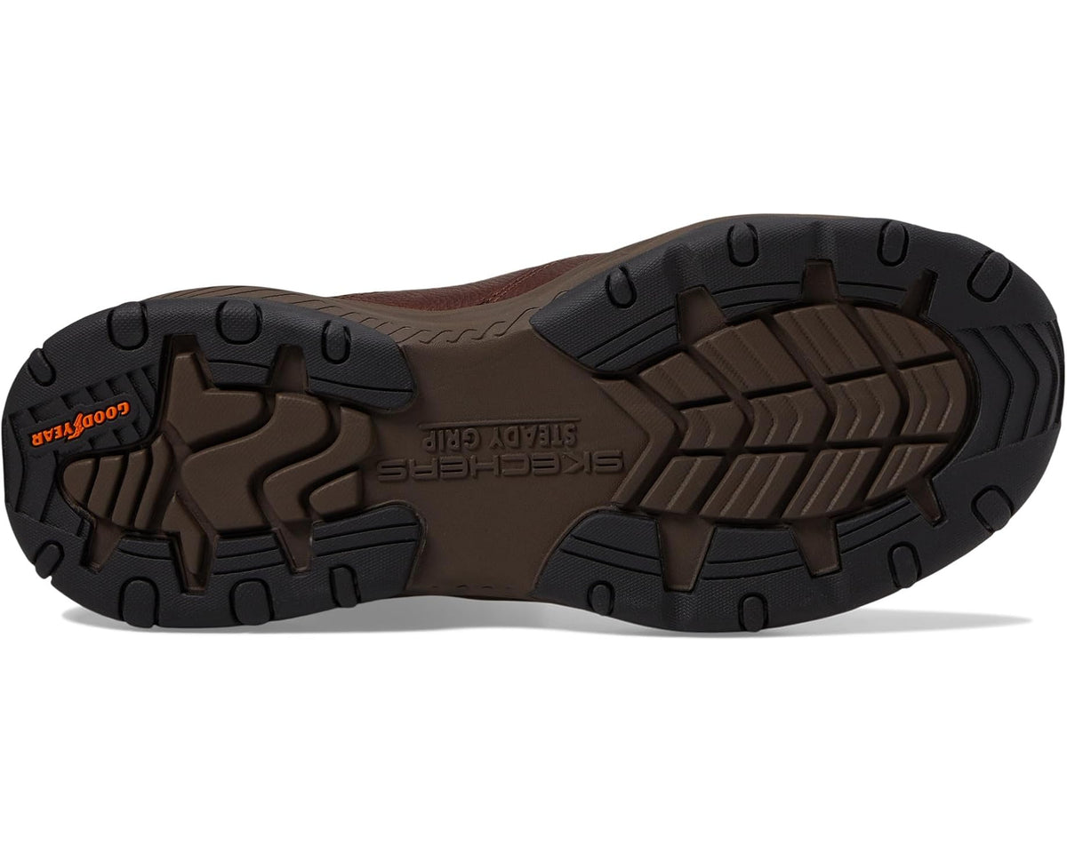 Men's SKECHERS Craster Lanigan Hands Free Slip-Ins Red Brown