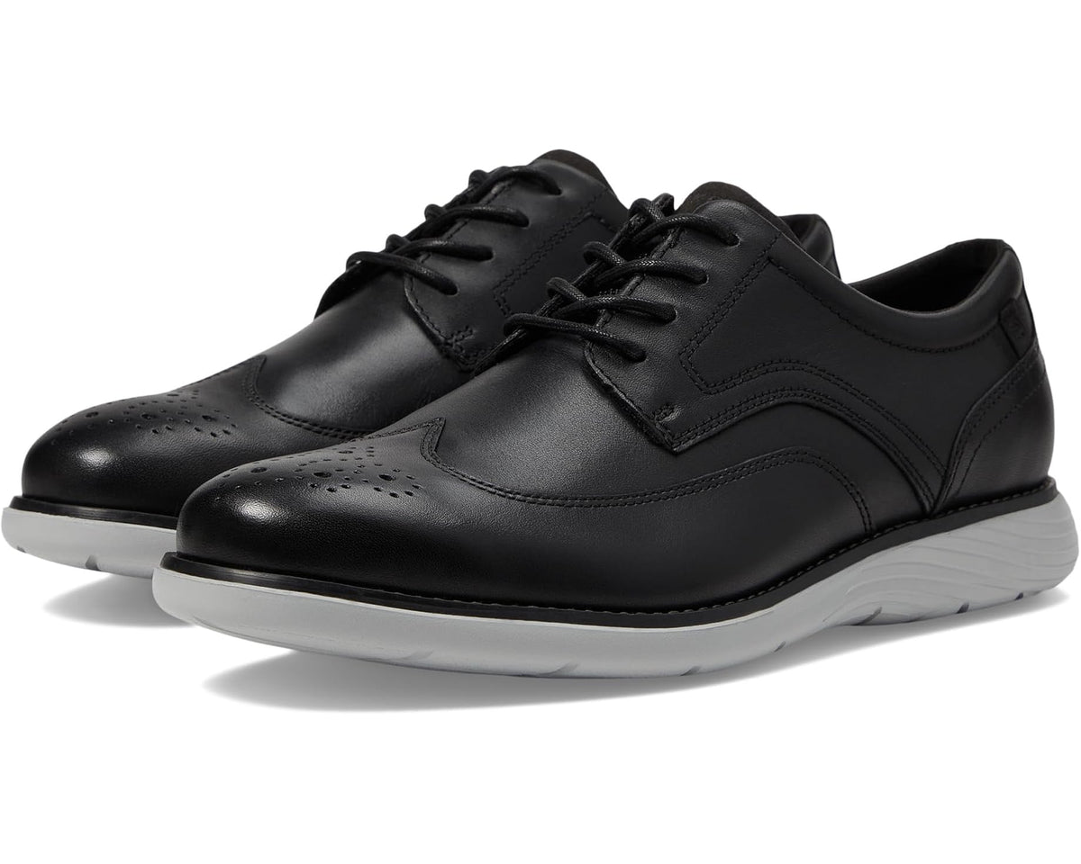 Men's Rockport Garett Wing Tip Black/Vapor