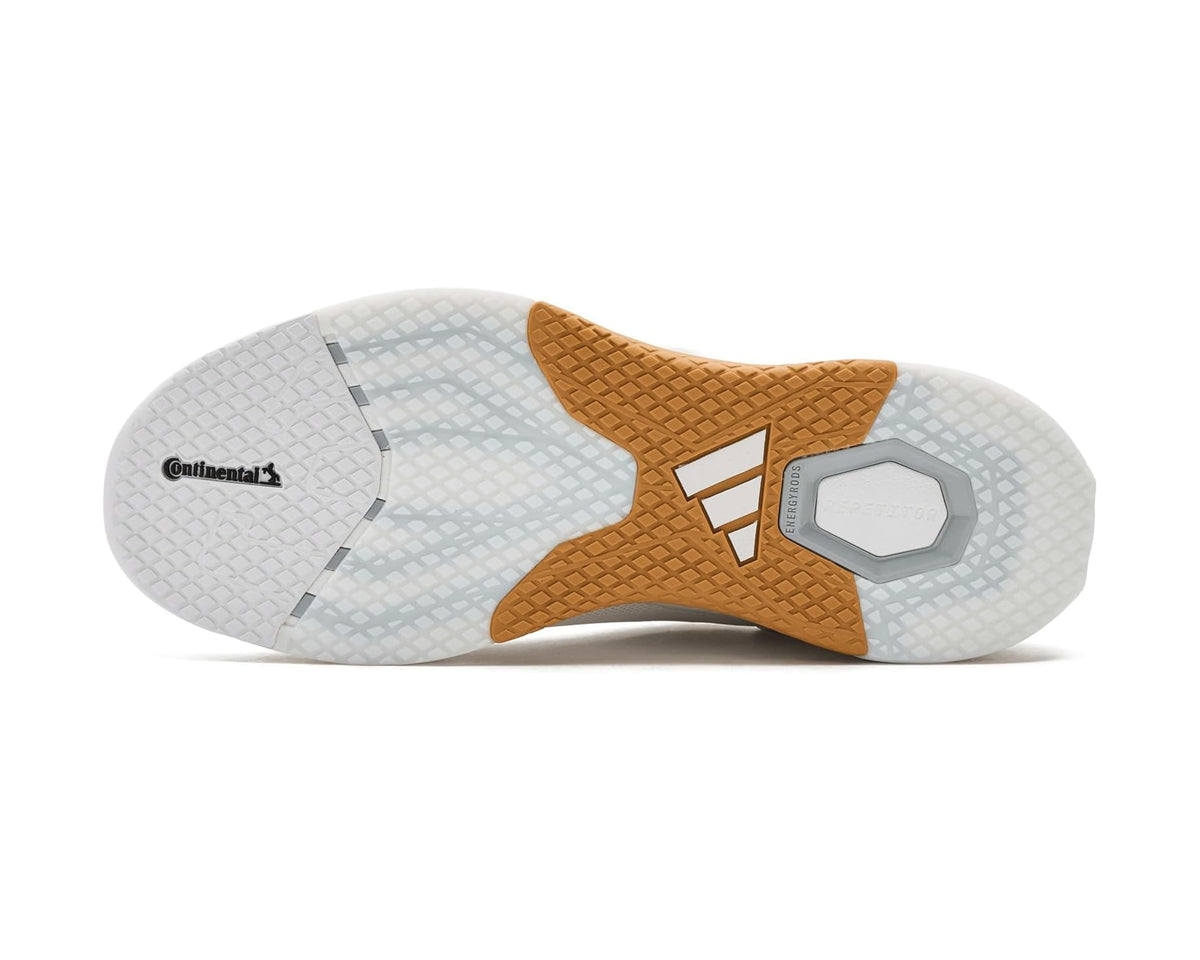 Men's adidas Dropset 4 Power Trainer Training Shoes White/Halo Silver/White - Eurostride