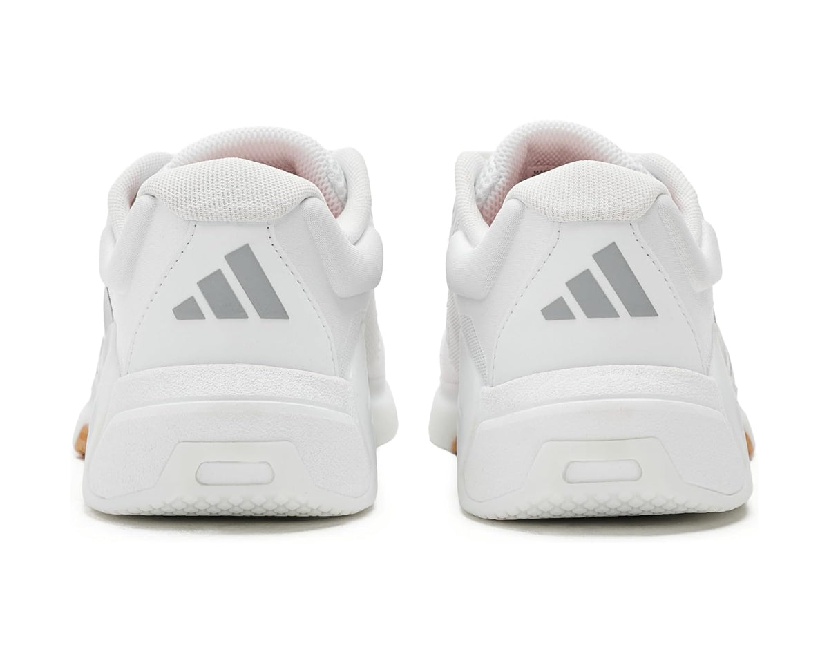 Men's adidas Dropset 4 Power Trainer Training Shoes White/Halo Silver/White - Eurostride
