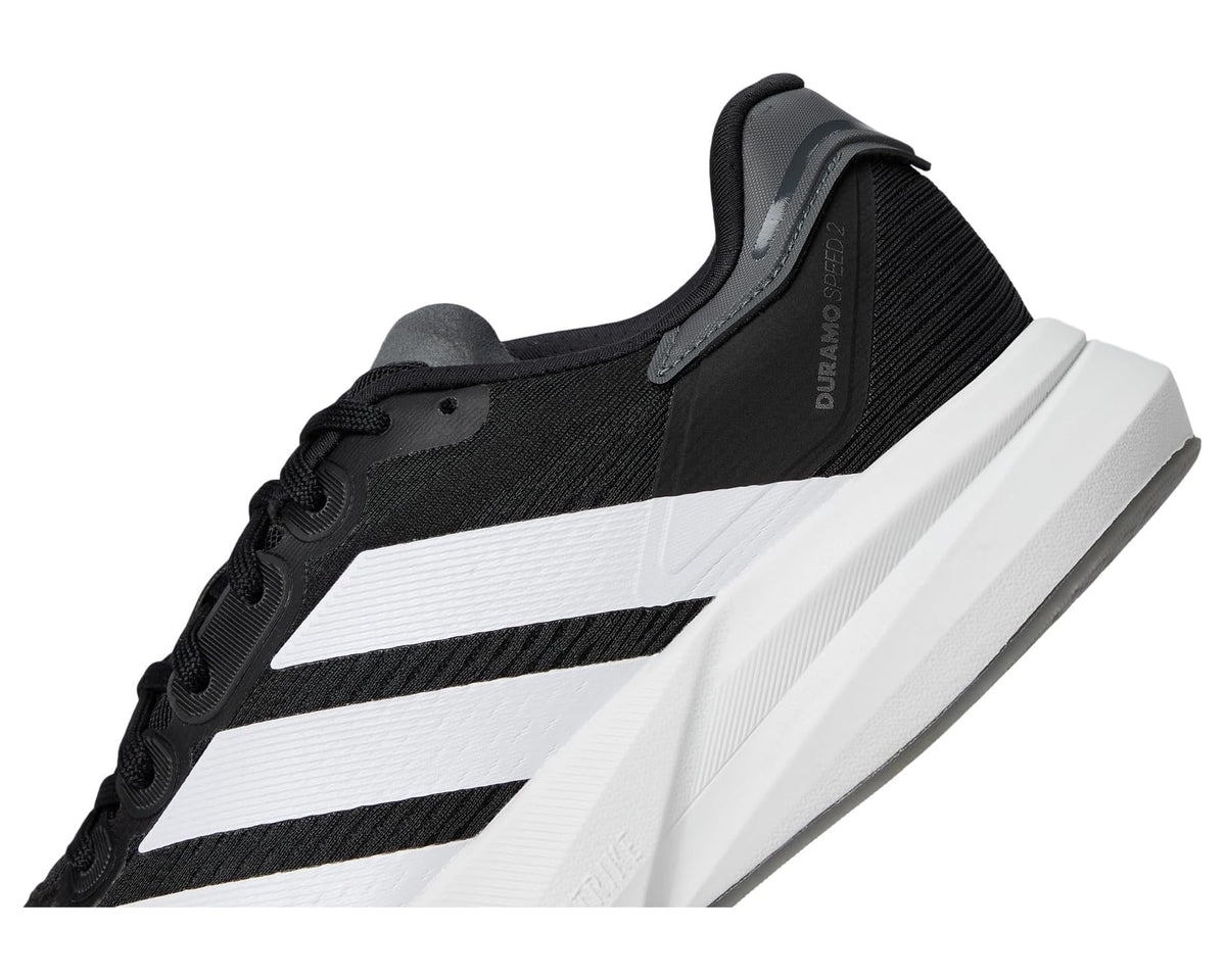 Men's adidas Duramo Speed 2 Black/White/Grey - Eurostride