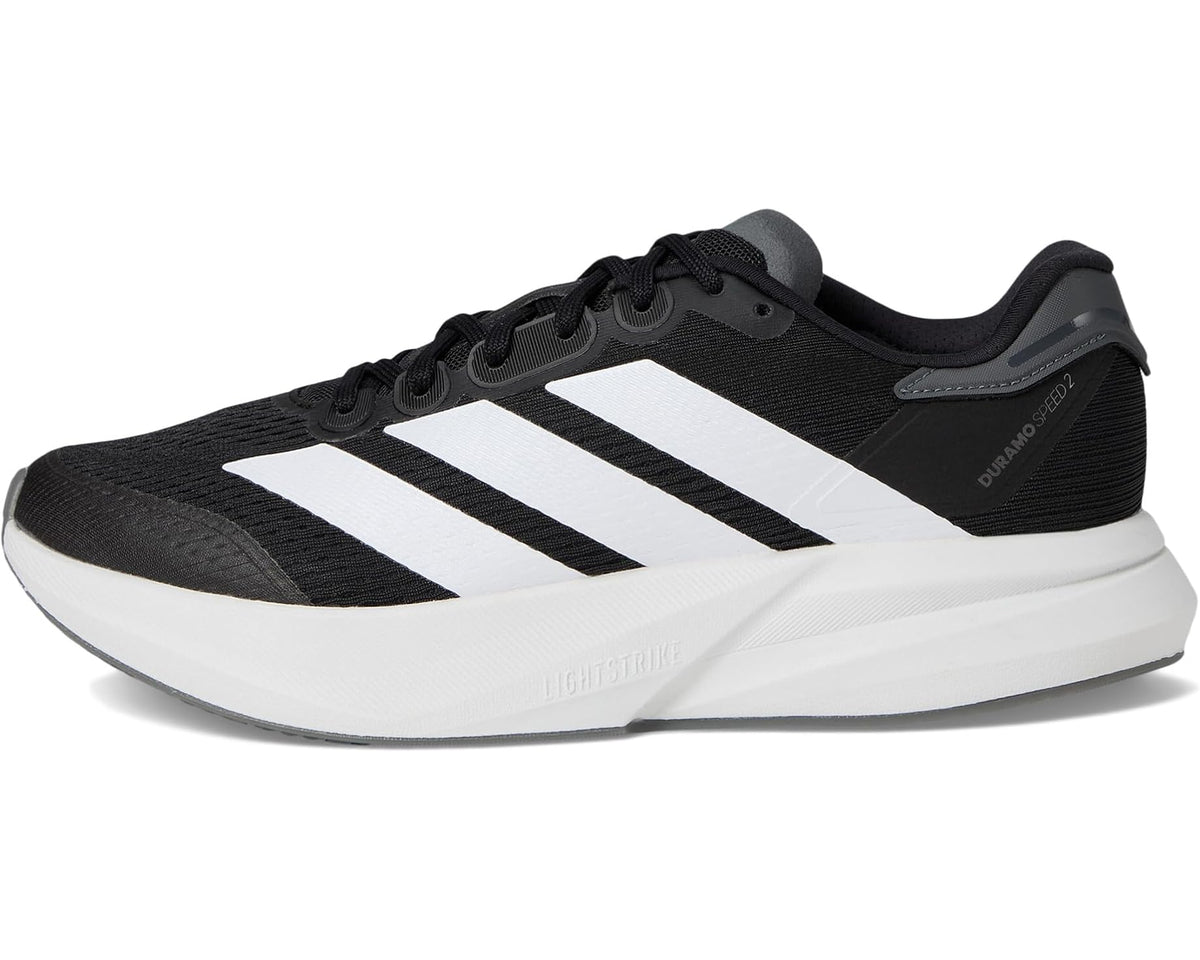 Men's adidas Duramo Speed 2 Black/White/Grey - Eurostride