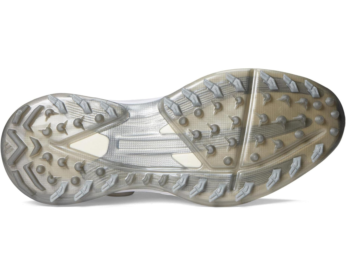 Men's adidas Golf Adizero ZG BOA Spikeless Golf Shoes Footwear White/Silver Metallic/Light Solid Grey - Eurostride