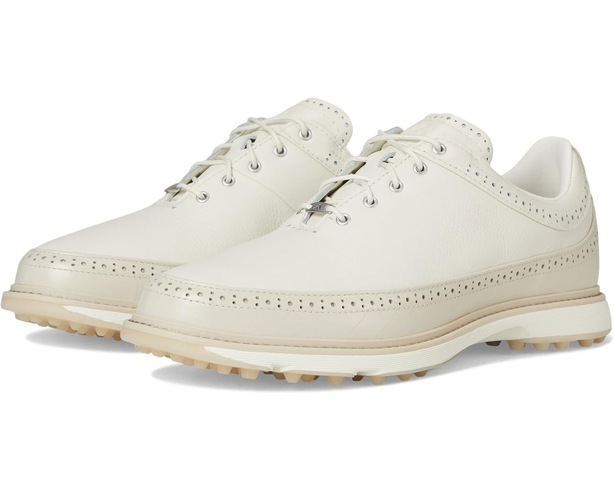 Men's adidas Golf MC80 Spikeless Golf Shoes Off White/Orbit Grey/Wonder Silver - Eurostride