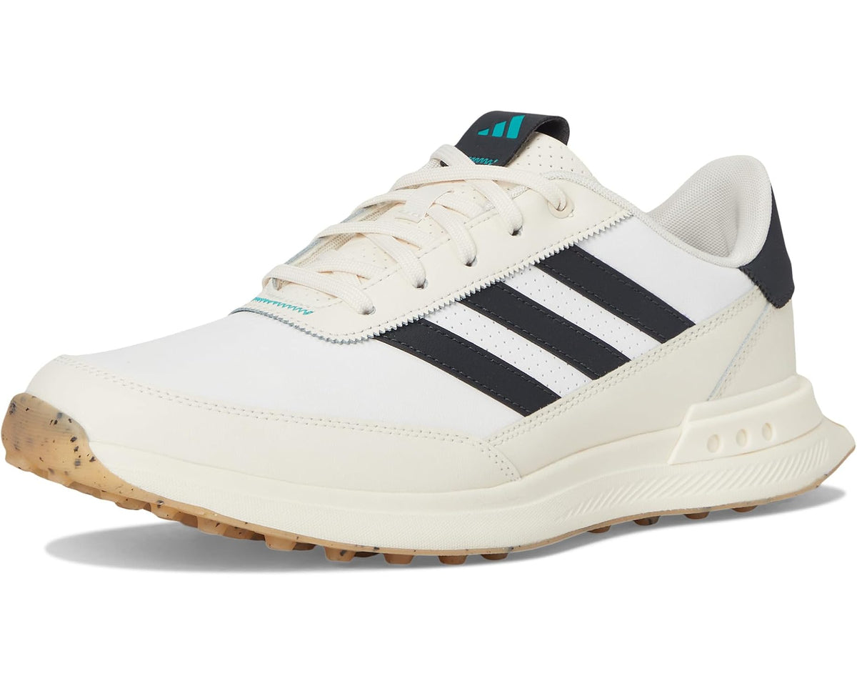 Men's adidas Golf S2G 24 Leather Spikeless Golf Shoes Footwear White/Carbon/Chalk White - Eurostride