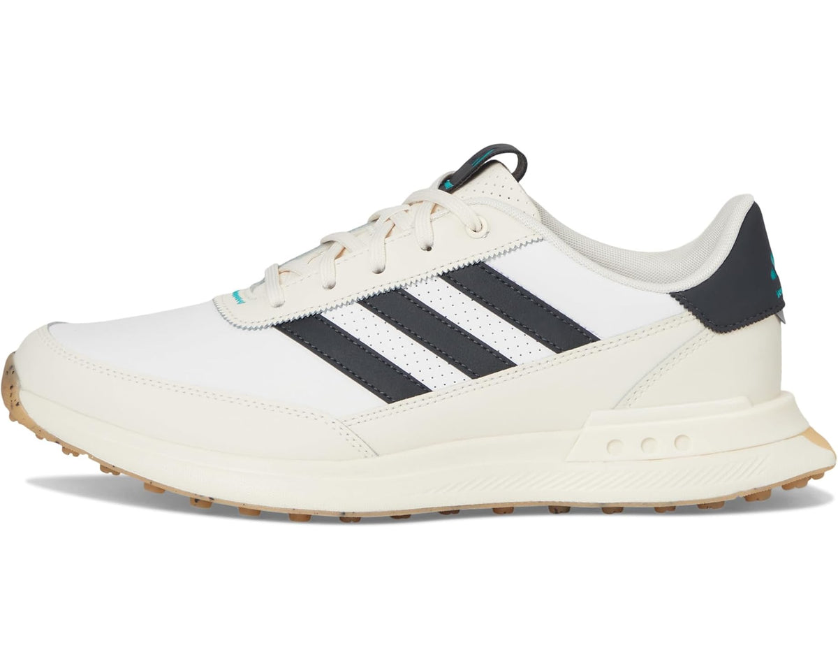 Men's adidas Golf S2G 24 Leather Spikeless Golf Shoes Footwear White/Carbon/Chalk White - Eurostride