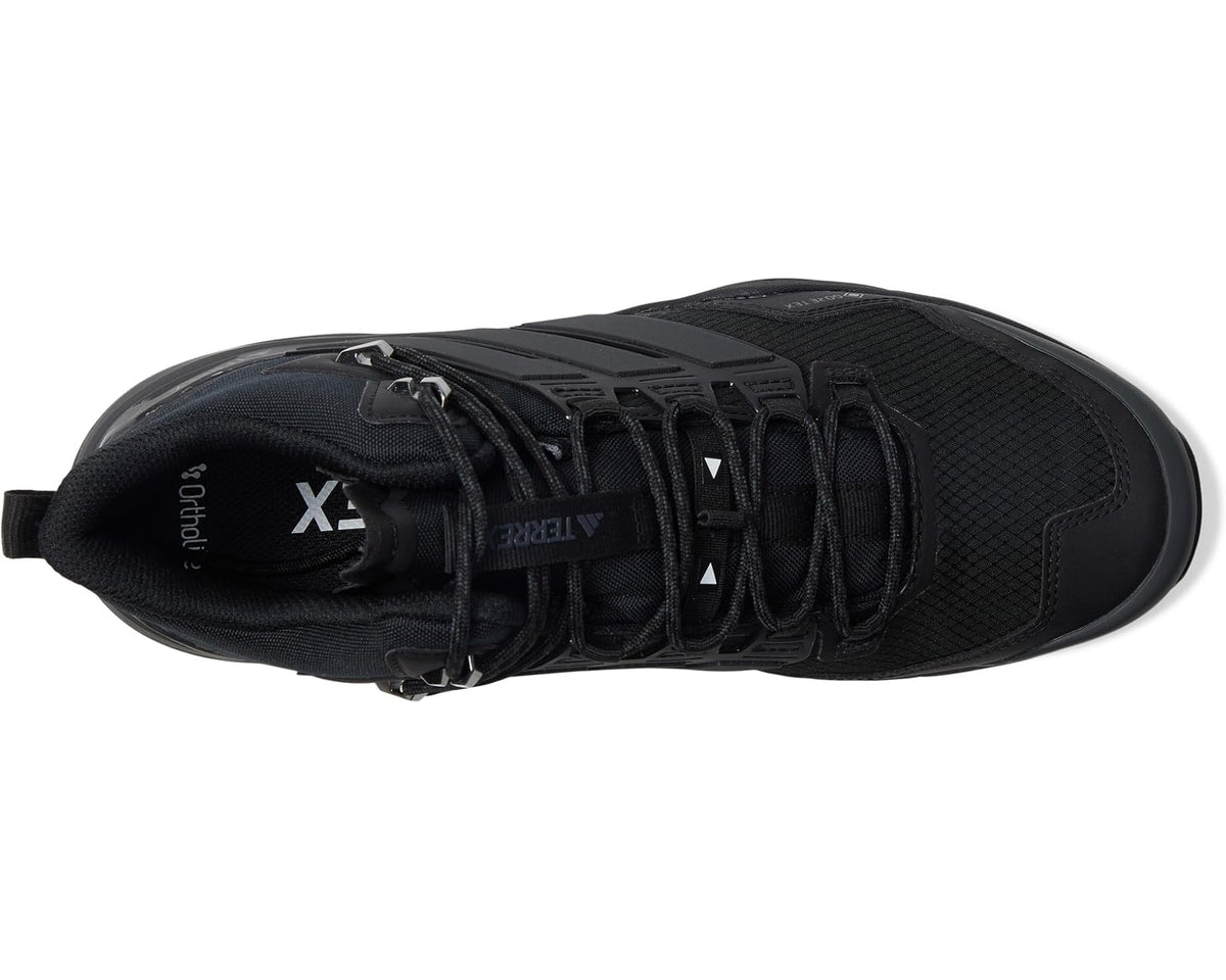Men's adidas Outdoor Terrex Skychaser GORE-TEX® Mid Top Hiking Shoes Black/Black/Carbon - Eurostride