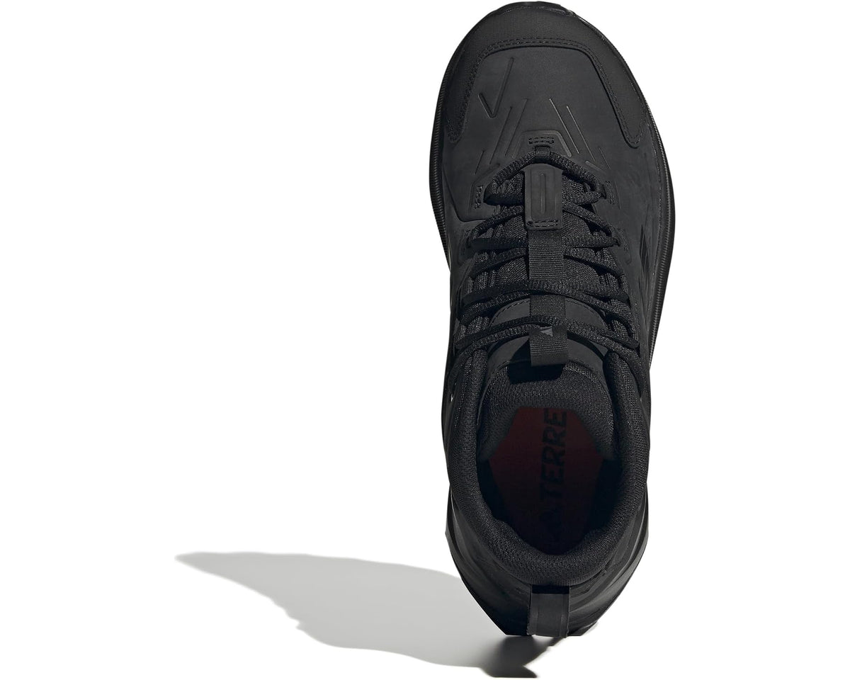 Men's adidas Outdoor Terrex Trailmaker 2 Leather Hiking Shoes Black/Black/Grey - Eurostride