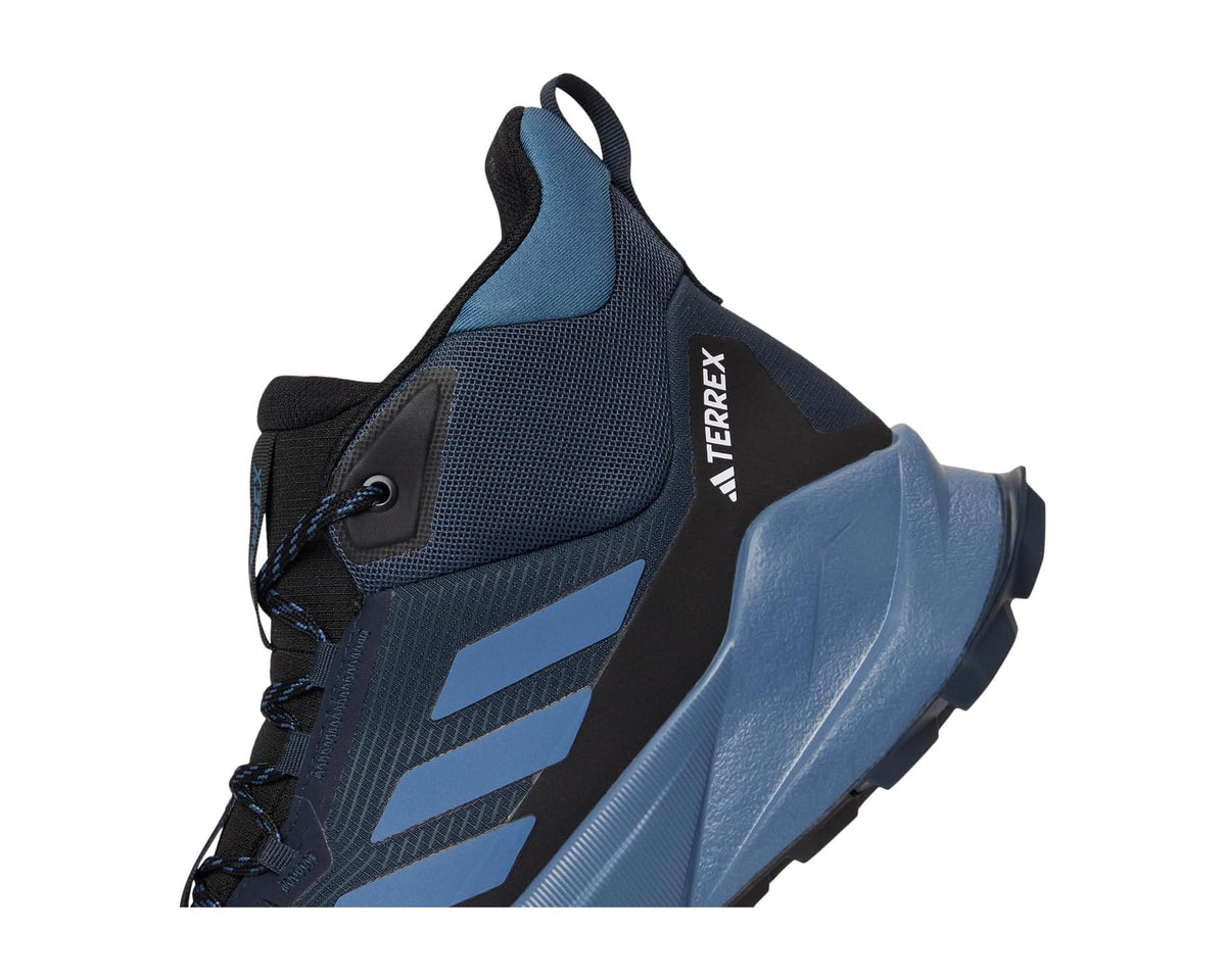 Men's adidas Outdoor Terrex Trailmaker 2.0 Mid Top GORE-TEX® Hiking Shoes Aurora Ink/Wonder Steel/Black - Eurostride