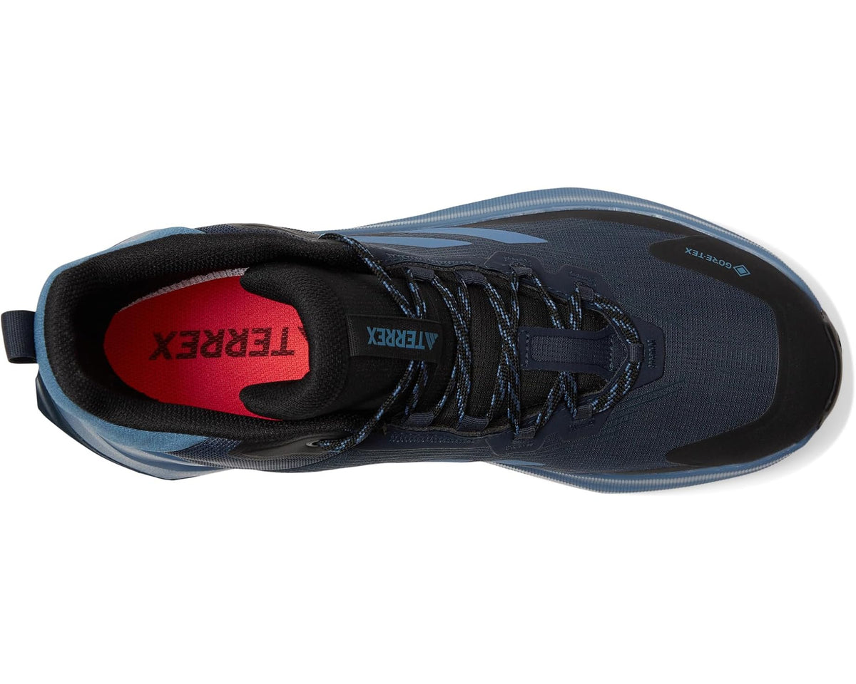 Men's adidas Outdoor Terrex Trailmaker 2.0 Mid Top GORE-TEX® Hiking Shoes Aurora Ink/Wonder Steel/Black - Eurostride