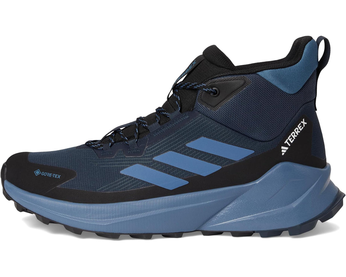 Men's adidas Outdoor Terrex Trailmaker 2.0 Mid Top GORE-TEX® Hiking Shoes Aurora Ink/Wonder Steel/Black - Eurostride
