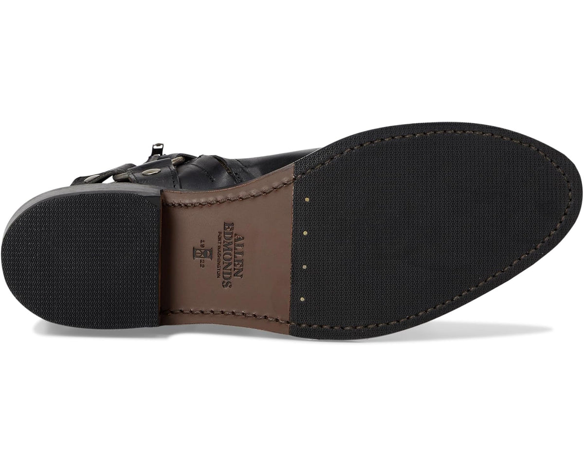 Men's Allen Edmonds Durango Zip Short Boots Black - Eurostride