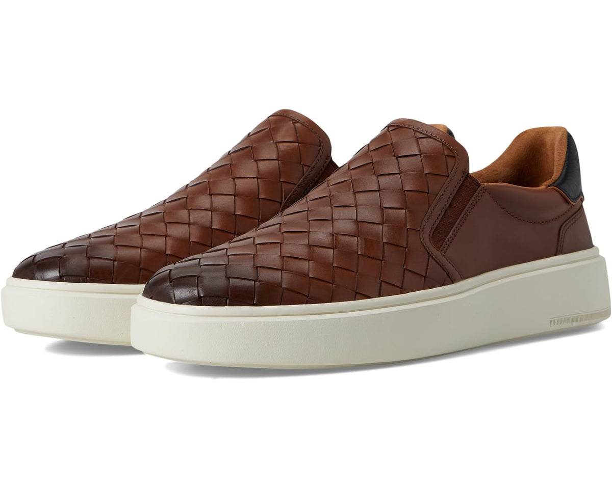 Men's Allen Edmonds Oliverwslip Slip-on Shoes Chili Leather - Eurostride