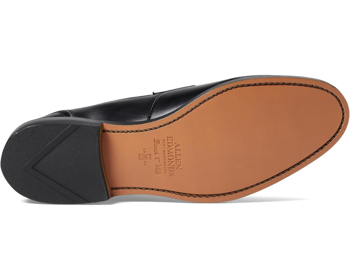 Men's Allen Edmonds Randolph2.0 Penny Loafers Black Leather - Eurostride