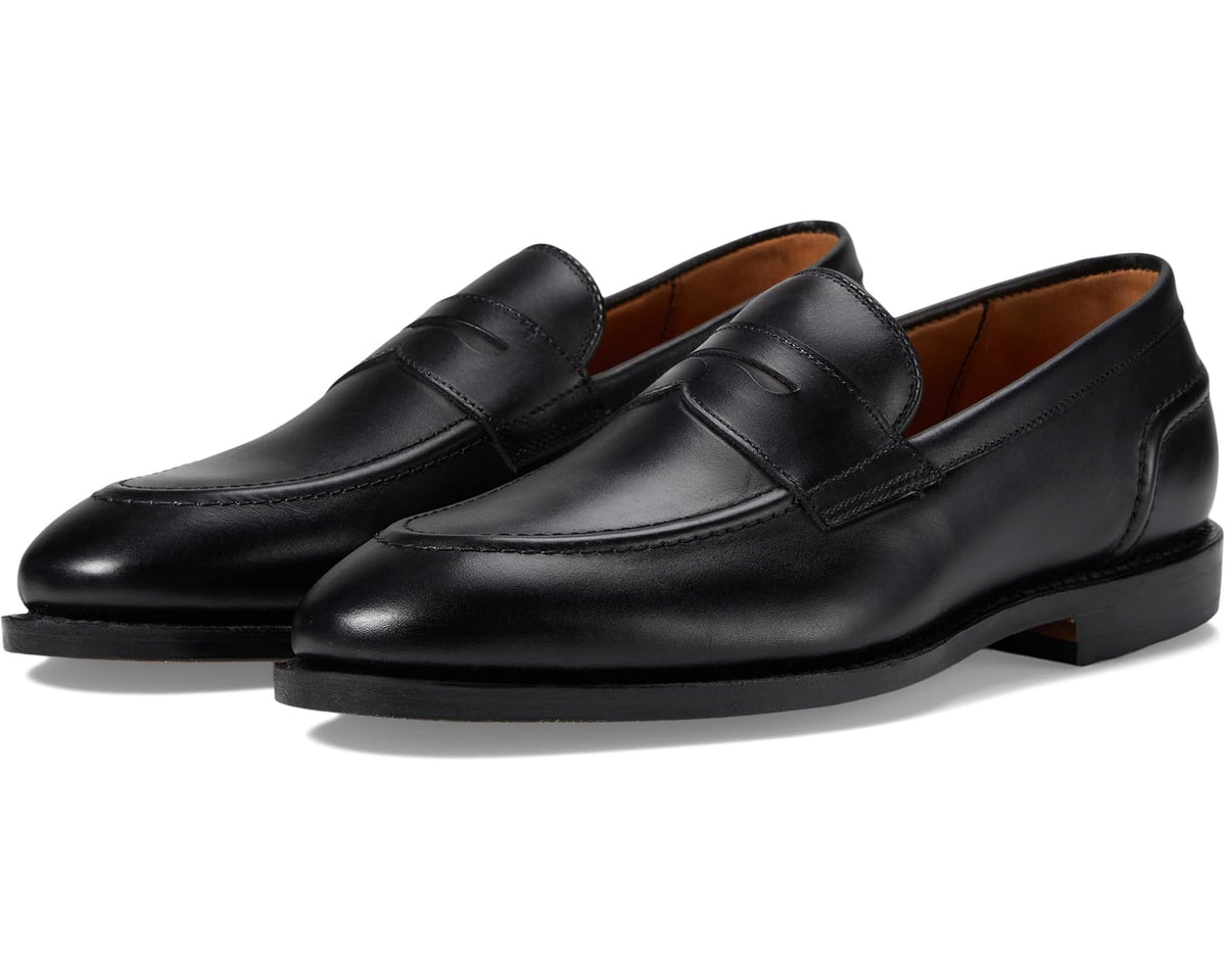 Men's Allen Edmonds Randolph2.0 Penny Loafers Black Leather - Eurostride